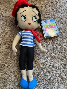 Betty Boop France cloth doll NWT